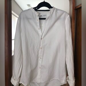 Zara White Button Down